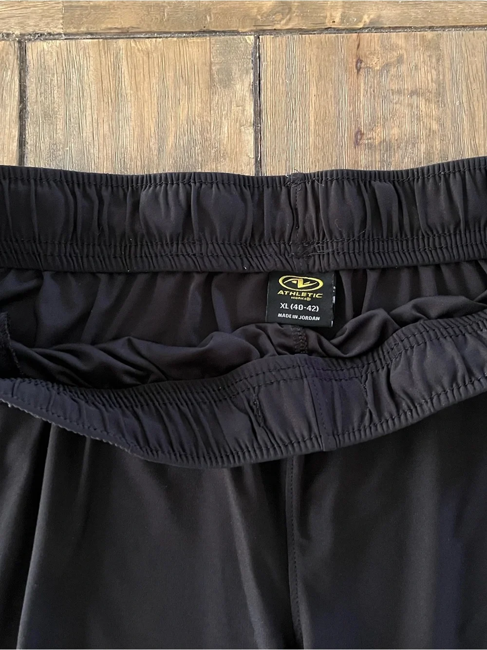 Men's Black Athletic Shorts - Lightweight Performance size XL